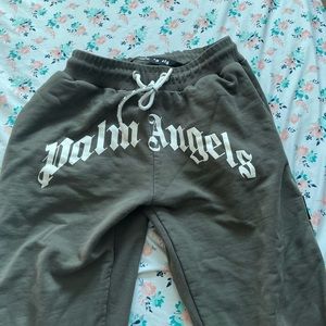 Palm angels CURVED LOGO SWEATPANTS